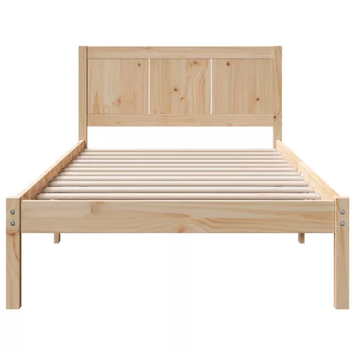  Tömör Fenyő Ágykeret Természetes Tömör Fa 80 x 200 cm Tartós