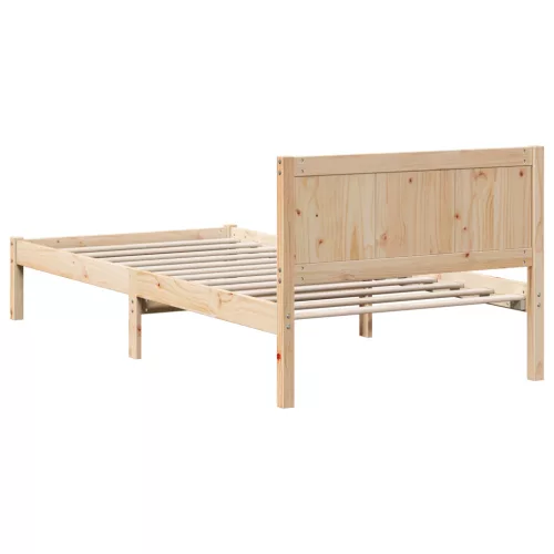  Tömör Fenyő Ágykeret Természetes Tömör Fa 80 x 200 cm Tartós