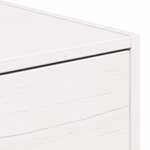  Fali éjjeli szekrény Fehér 50 x 32.5 x 24 cm Tömör fenyőfa
