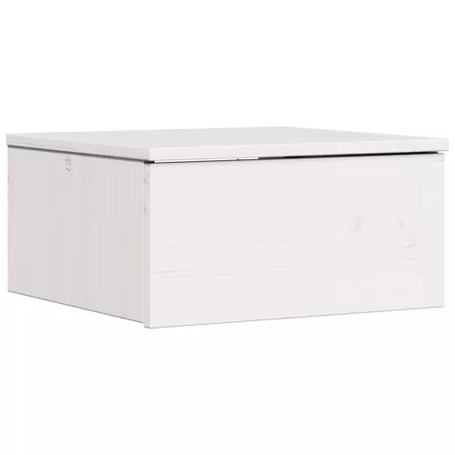  Fali éjjeli szekrény fiókkal 2 pcs Fehér 37 x 35 x 18.5 cm