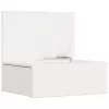  Fali éjjeli szekrény fiókkal 2 pcs Fehér 42 x 32.5 x 40 cm