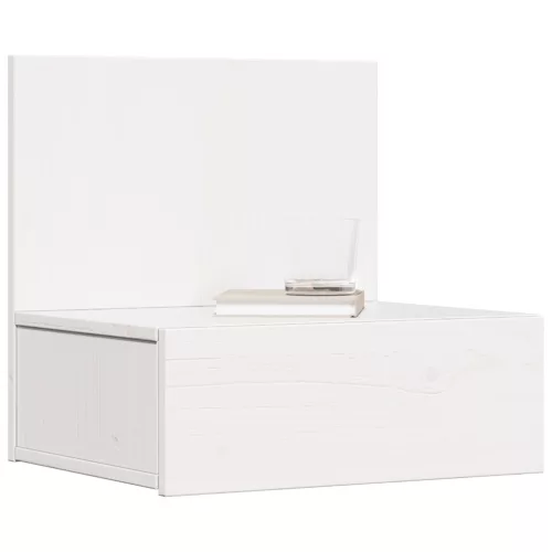  Fali éjjeli szekrény fiókkal 2 pcs Fehér 42 x 32.5 x 40 cm