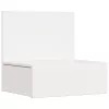  Fali éjjeli szekrény fiókkal 2 pcs Fehér 42 x 32.5 x 40 cm