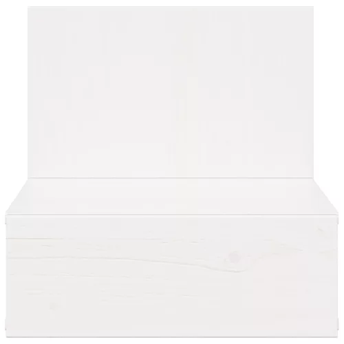  Fali éjjeli szekrény fiókkal 2 pcs Fehér 42 x 32.5 x 40 cm