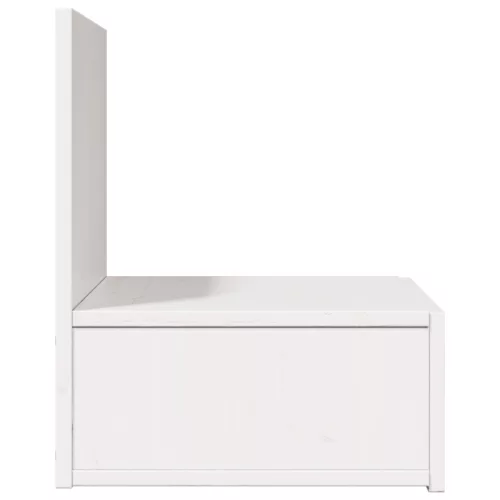  Fali éjjeli szekrény fiókkal 2 pcs Fehér 42 x 32.5 x 40 cm