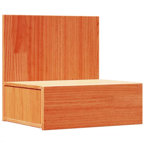  Fali éjjeli szekrény fiókkal 2 pcs Viaszbarna 42 x 32.5 x 40 cm