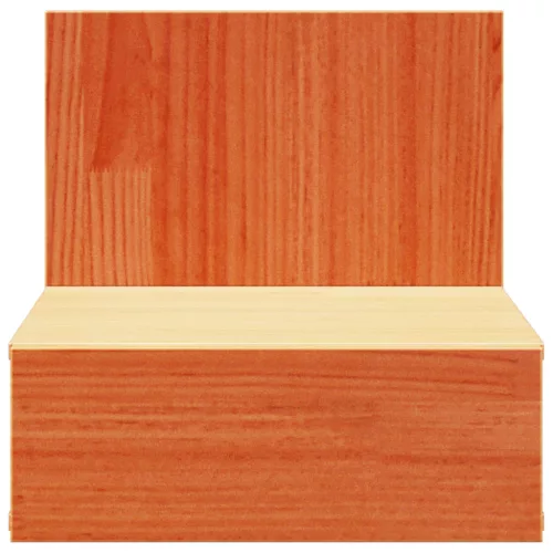  Fali éjjeli szekrény fiókkal 2 pcs Viaszbarna 42 x 32.5 x 40 cm
