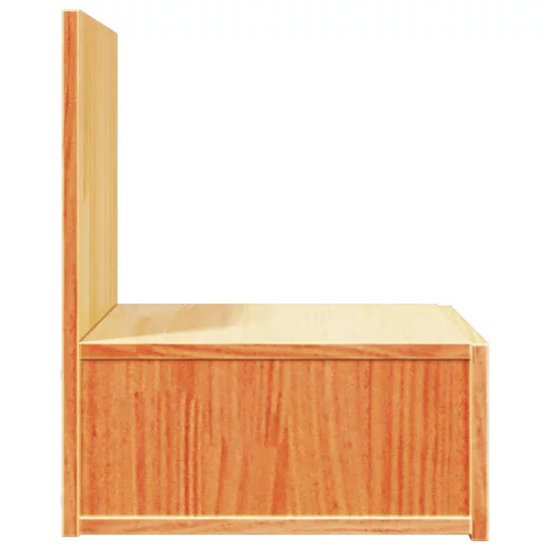  Fali éjjeli szekrény fiókkal 2 pcs Viaszbarna 42 x 32.5 x 40 cm