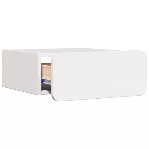  Fali éjjeli szekrény fiókkal 2 pcs Fehér 39 x 34 x 16.5 cm