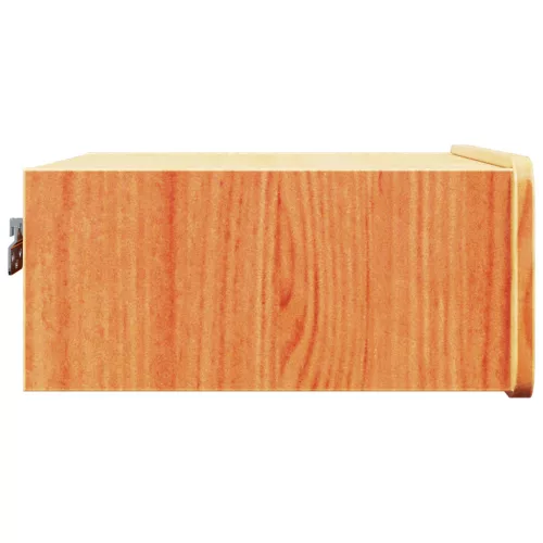  Fali éjjeli szekrény fiókkal 2 pcs Viaszbarna 39 x 34 x 16.5 cm