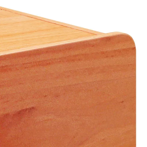  Éjjeli asztal fiókkal 2 pcs Barna 39 x 34 x 33 cm Tömör fenyőfa