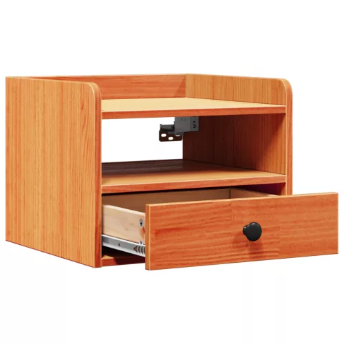  Éjjeli asztal Viaszbarna 38 x 36 x 29.5 cm Tömör fenyőfa