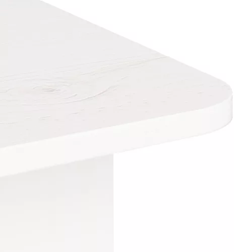 Dohányzóasztal Fehér 80 x 39.5 x 33.5 cm Tömör fenyőfa