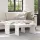  Dohányzóasztal 2 pcs Fehér 100 x 69 x 35.5 cm Tömör fenyőfa