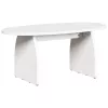  Dohányzóasztal Fehér 80 x 40 x 35 cm Tömör fenyőfa