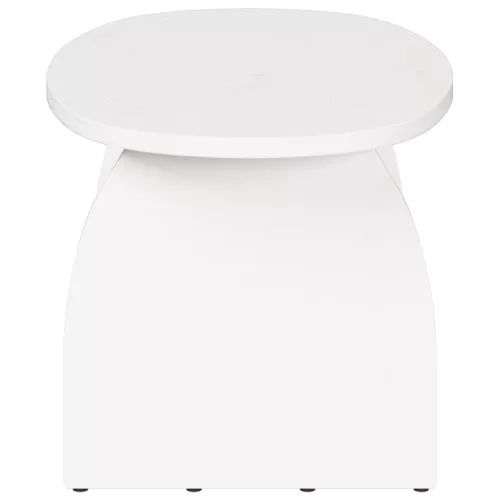  Dohányzóasztal Fehér 80 x 40 x 35 cm Tömör fenyőfa