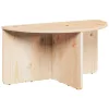  Dohányzóasztal 2 pcs Természetes 79 x 39.5 x 40 cm