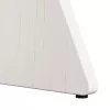  Kávasztal Szett 3 pcs Fehér 49 x 49 x 30 cm Tömör fenyőfa