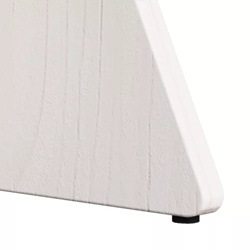  Kávasztal Szett 3 pcs Fehér 49 x 49 x 30 cm Tömör fenyőfa