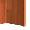  Dohányzóasztal Viaszbarna 80 x 39.5 x 35 cm Tömör fenyőfa
