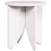  Kávasztal Szett 2 pcs Fehér 41.5 x 41.5 x 44 cm Tömör fenyőfa