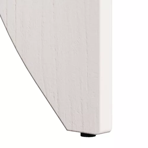  Kávasztal Szett 2 pcs Fehér 41.5 x 41.5 x 44 cm Tömör fenyőfa