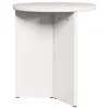  Kávasztal Szett 2 pcs Fehér 49 x 49 x 28 cm Tömör fenyőfa