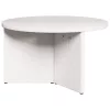  Kávasztal Szett 2 pcs Fehér 49 x 49 x 28 cm Tömör fenyőfa