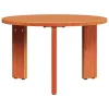  Kávasztal Szett 2 pcs Viaszbarna 47.5 x 47.5 x 27 cm