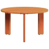  Kávasztal Szett 2 pcs Viaszbarna 47.5 x 47.5 x 27 cm