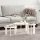  Kávasztal Szett 3 pcs Fehér 47.5 x 47.5 x 27 cm Tömör fenyőfa