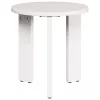  Kávasztal Szett 3 pcs Fehér 47.5 x 47.5 x 27 cm Tömör fenyőfa