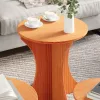  Kávasztal Szett 3 pcs Viaszbarna 46 x 46 x 47 cm Tömör fenyőfa