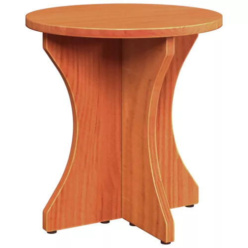  Kávasztal Szett 3 pcs Viaszbarna 46 x 46 x 47 cm Tömör fenyőfa