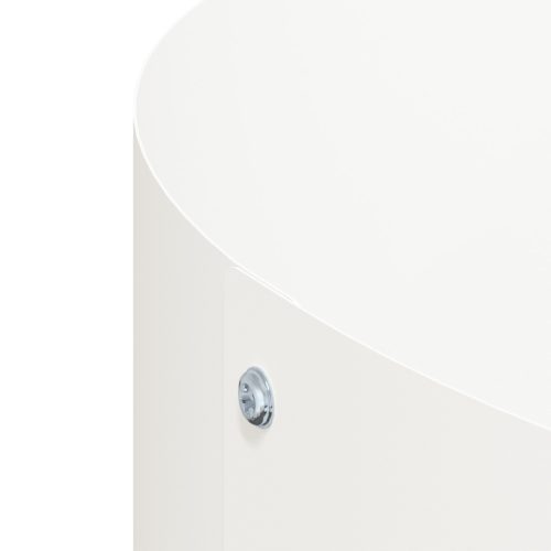  Fehér Virágcserép Készlet Fehér Fém Nagy Hengeralakú Modern