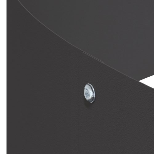  Fém növényágy Acél/fekete Acél Nagy Moduláris Fém növényágy