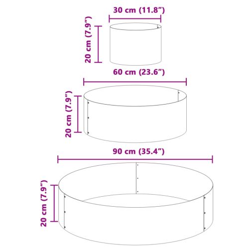  Fém növényágy Acél/fekete Acél Nagy Moduláris Fém növényágy