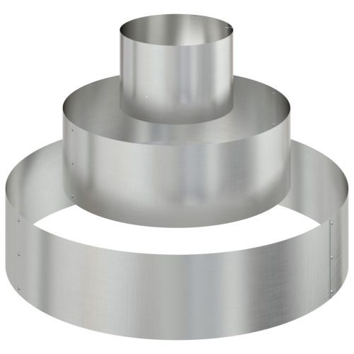  Fém Virágcserép Horganyzott acél Ø 90 cm Tartós Fém Virágcserép