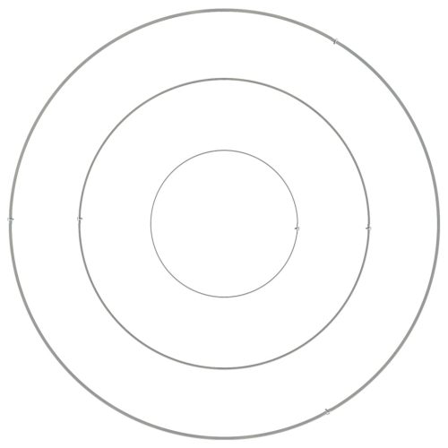  Fém Virágcserép Horganyzott acél Ø 90 cm Tartós Fém Virágcserép