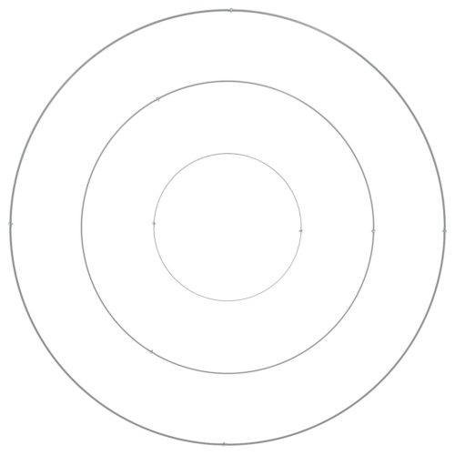  Fém Virágcserép Galvanizált acél Ø 120 cm Tartós Nagy virágcserép