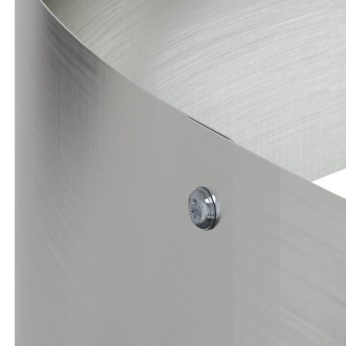  Fém Virágcserép Galvanizált acél Ø 120 cm Tartós Nagy virágcserép