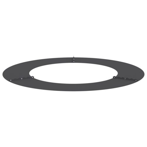  Műanyag virágcserép Fekete Műanyag Nagy Kerek Modern