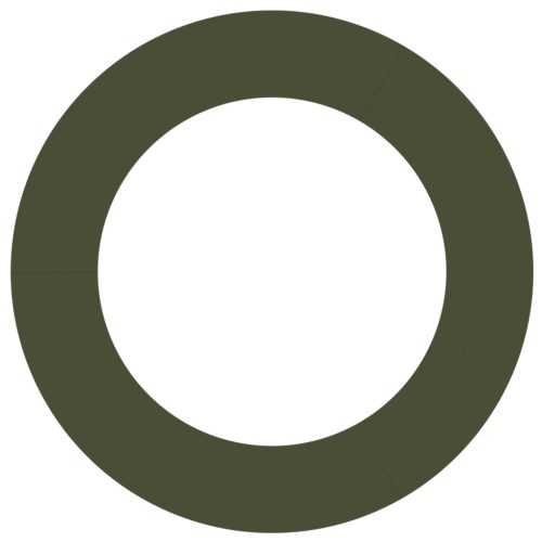  Olívazöld Fém Virágcserép Olívazöld Fém Nagy Virágcserép Kerek