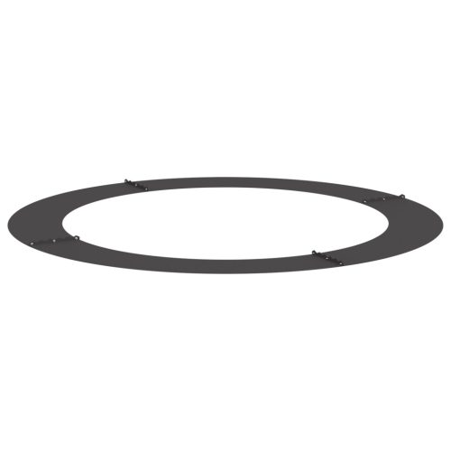  Nagy fém virágcserép Fekete Fém Nagy Dekoratív betétek Kerek