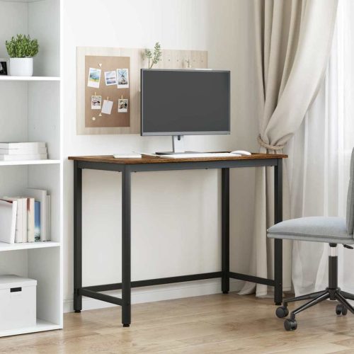  asztal Füstölt tölgy 80 x 50 x 76,5 cm Műszaki fa és acél