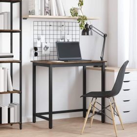    asztal Füstölt tölgy 100 x 50 x 76,5 cm Műszaki fa és acél