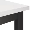 Étkező pad 2 pcs Fehér 100 x 32,5 x 49 cm Tömör fenyőfa