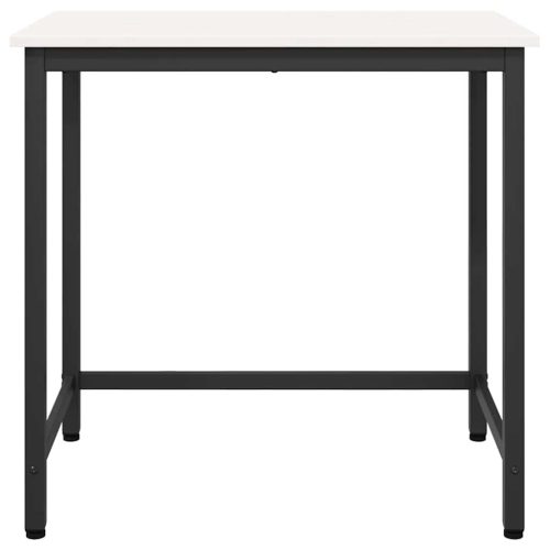  asztal Fehér 80 x 50 x 77 cm Műszaki fa és acél