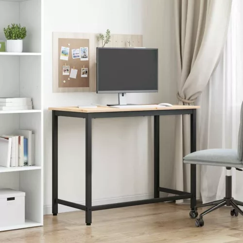  asztal Természetes 100 x 50 x 77 cm Műszaki fa és acél