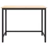  asztal Természetes 100 x 50 x 77 cm Műszaki fa és acél